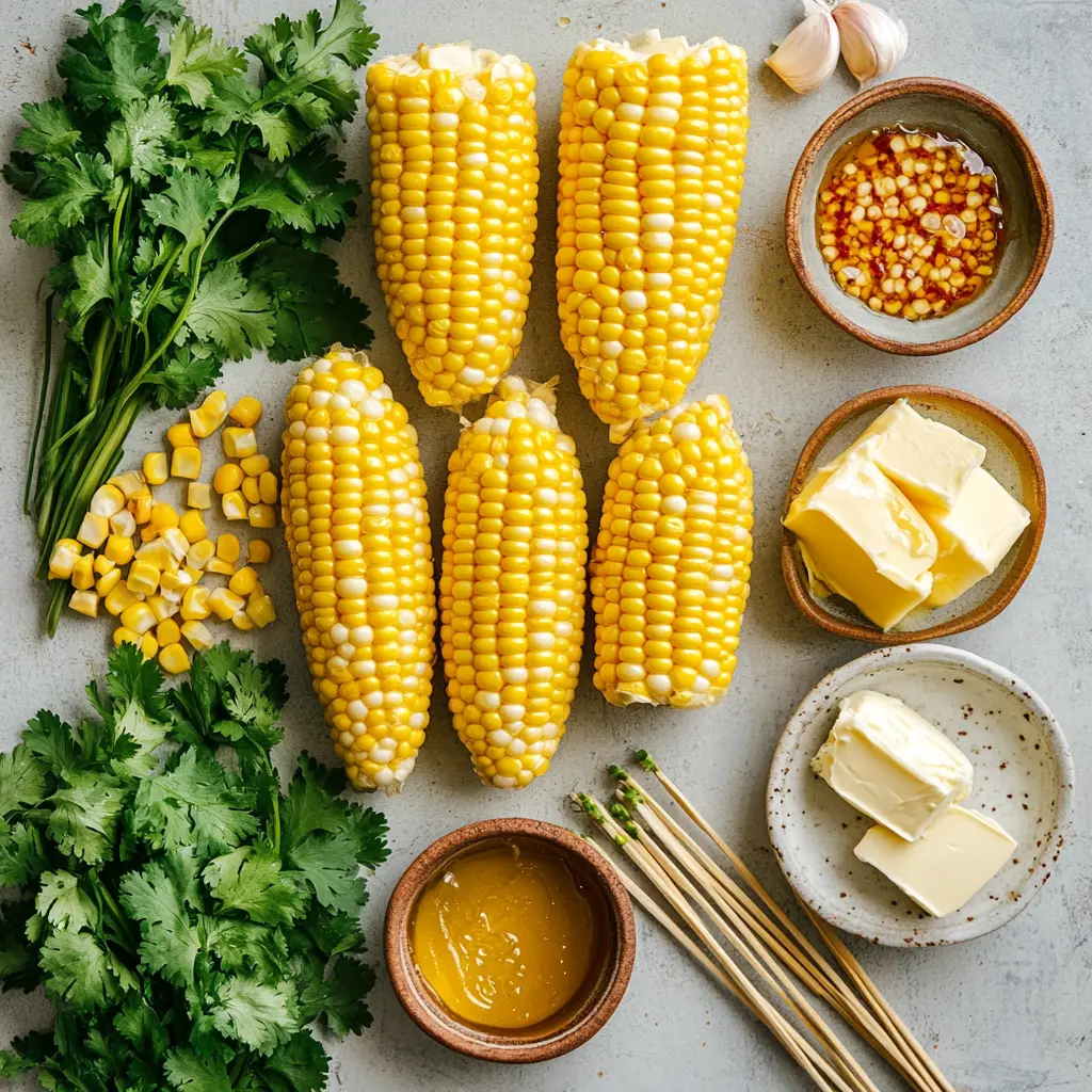 Grilled Elote Skewers ingredients