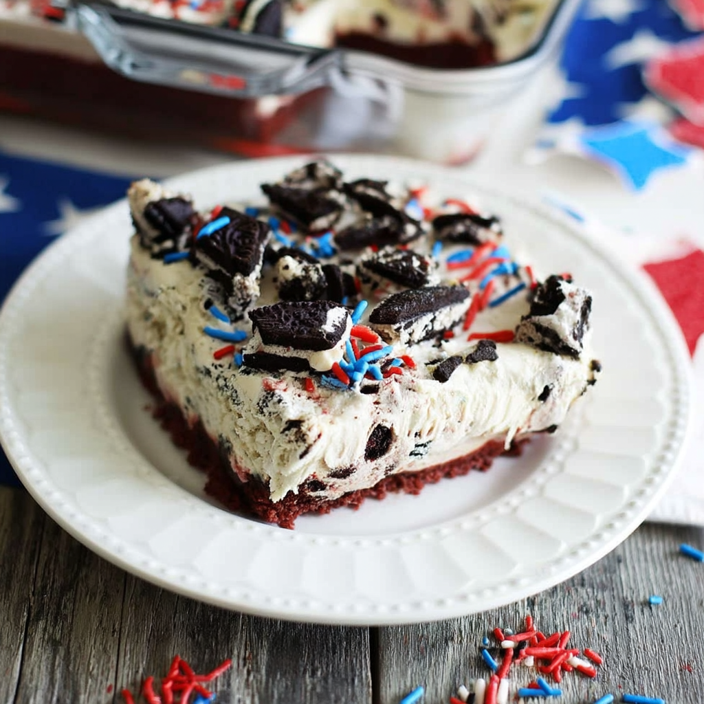 Fireworks Oreo Cheesecake: The Ultimate No-Bake Party Dessert 8 0 0 27