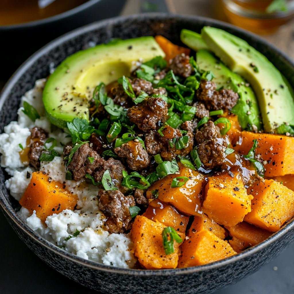 Cottage Cheese Beef Sweet Potato Bowl: A Delicious and Nutritious Meal