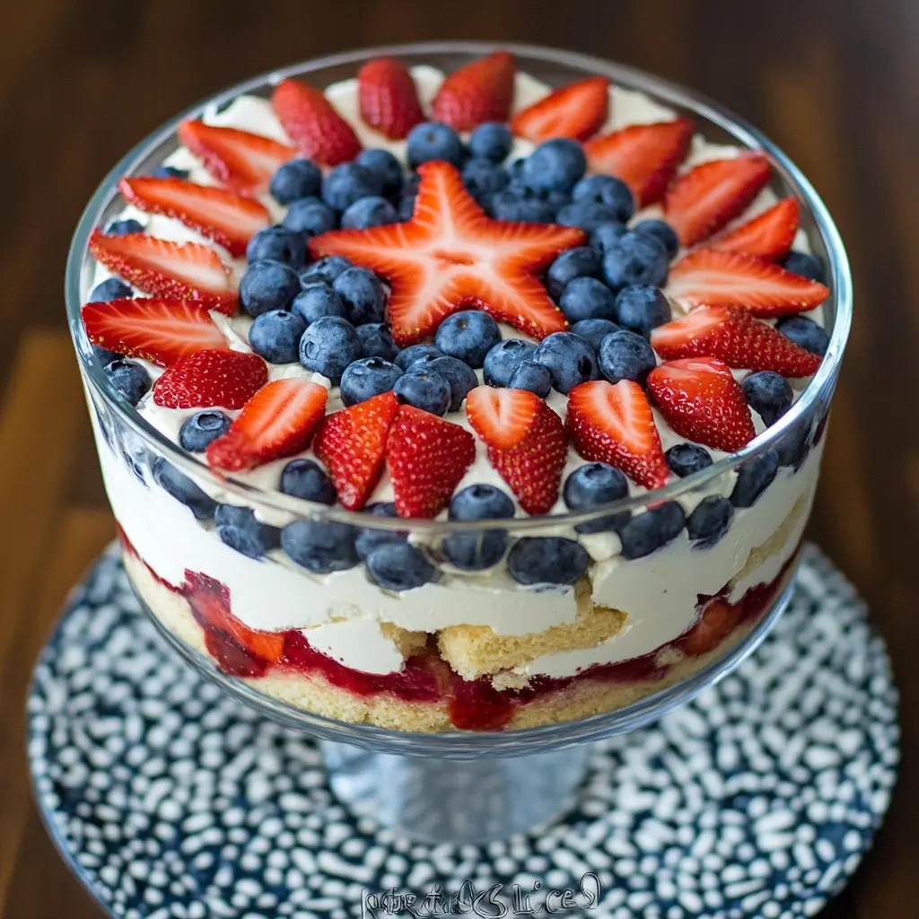 No-Bake Strawberry Blueberry Trifle 1 0 2 10