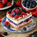Red White & Blue Mixed Berry Yum Yum: A Festive 4th of July Delight 4 Red White & Blue Mixed Berry Yum Yum dessert