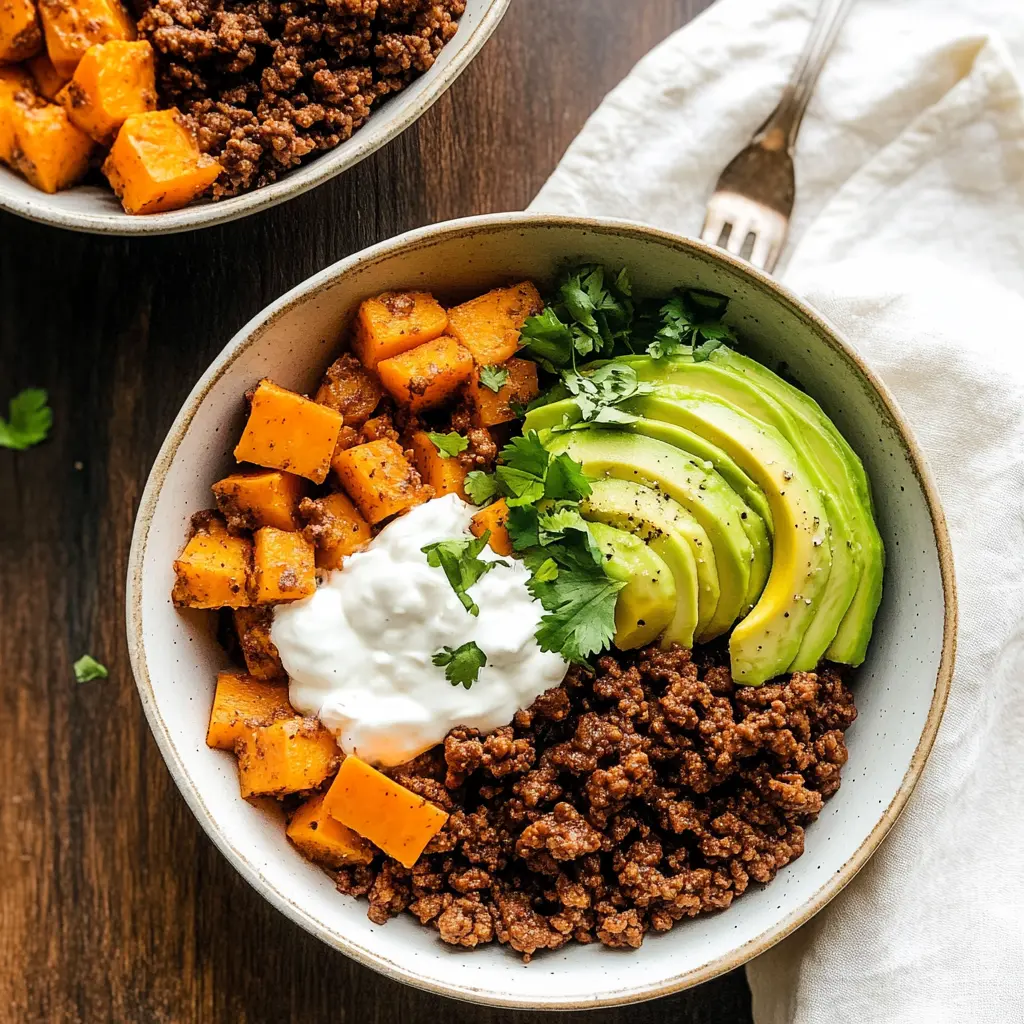 Ultimate Ground Beef Sweet Potato Bowl: A Wholesome Meal