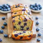 Blueberry Zucchini Bread: The Ultimate Moist & Flavorful Loaf 3 Blueberry Zucchini Bread fresh loaf sliced