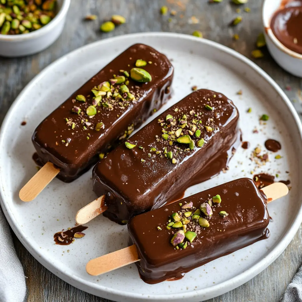 Dubai chocolate ice cream near me with pistachio topping