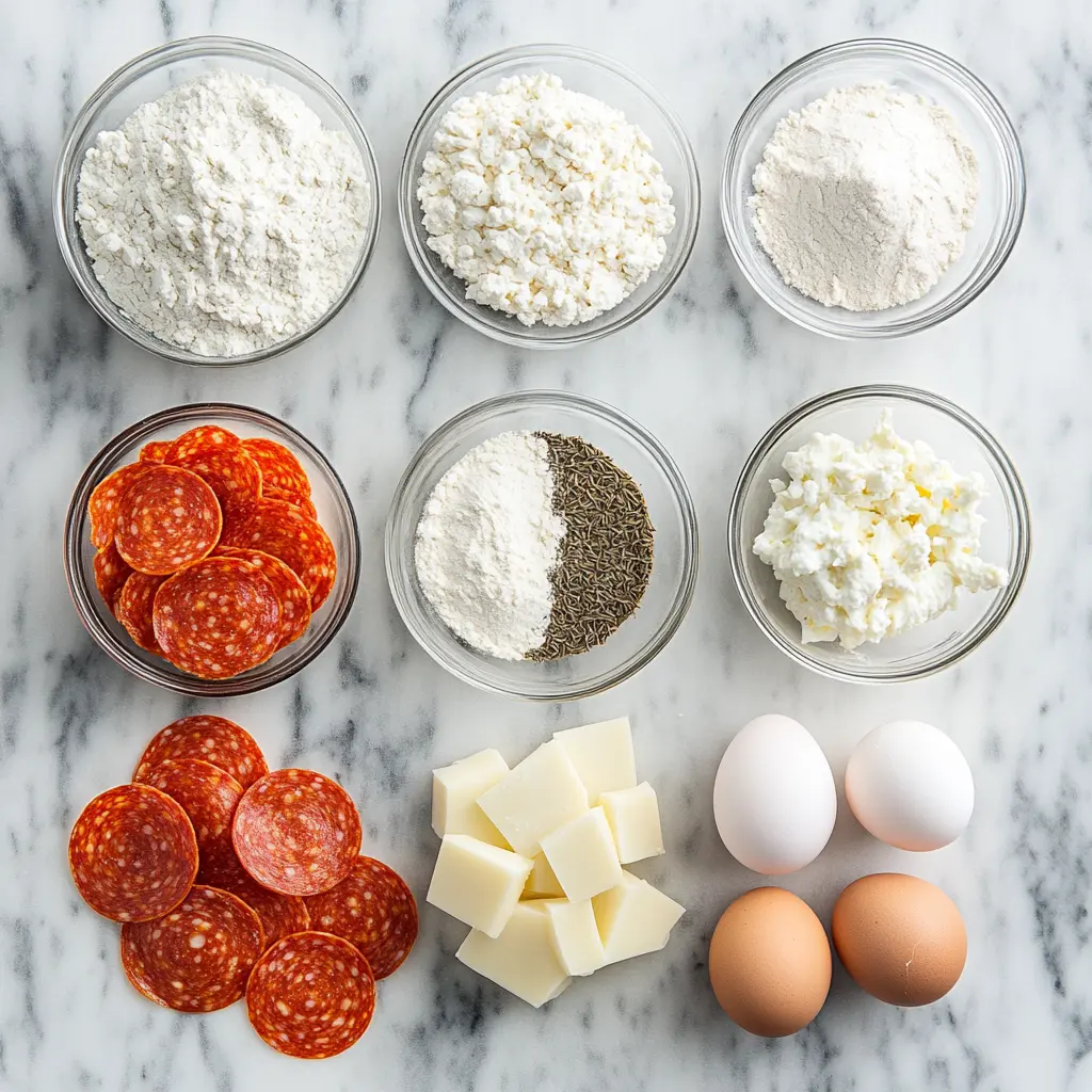 High Protein Cottage Cheese Pizza Crust ingredients