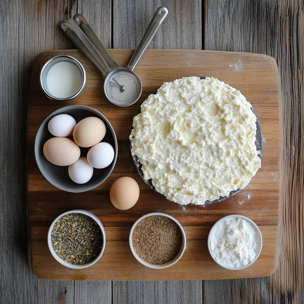 ingredients for keto cottage cheese pizza crust