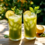 Matcha Tea Lemonade: The Ultimate Refreshing Recipe and Surprising Benefits 6 matcha tea lemonade in glass pitcher and glasses