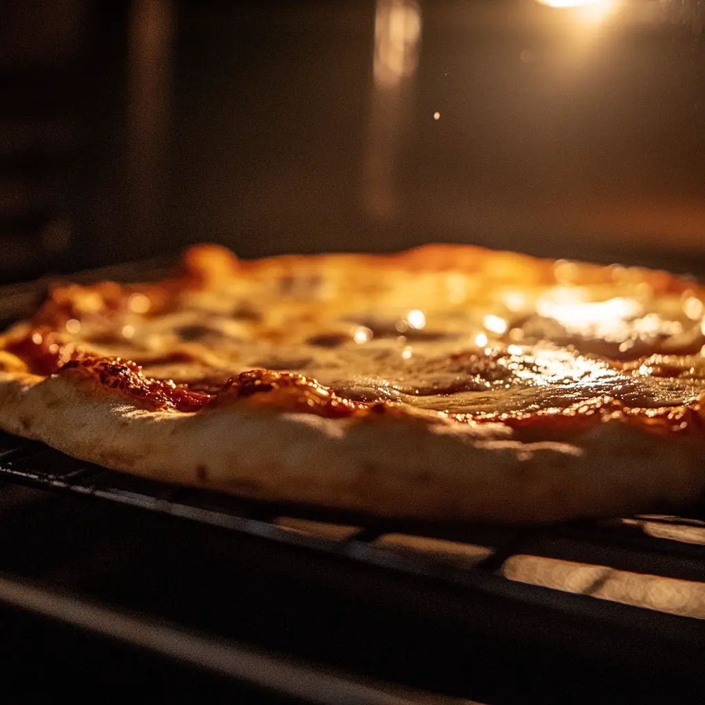 Mixing ingredients for cottage cheese pizza crust