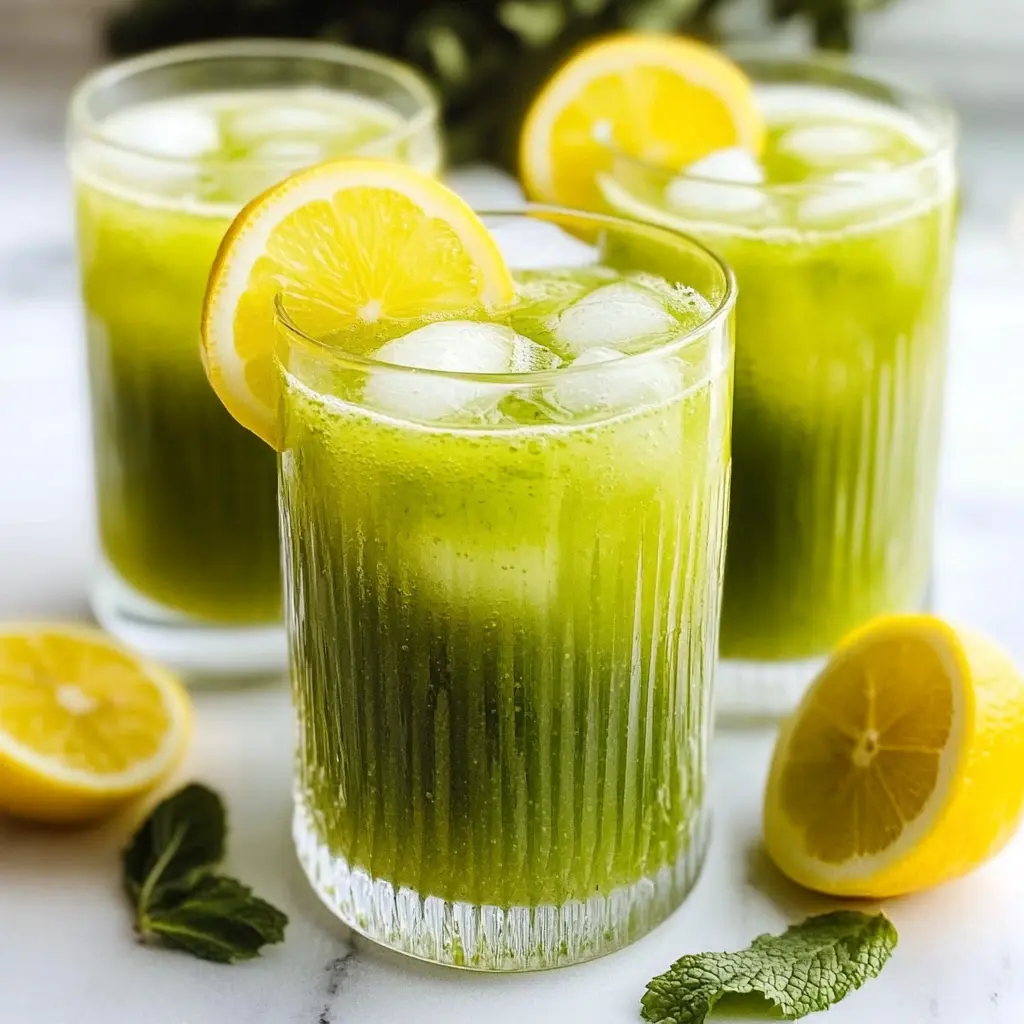 Matcha Tea Lemonade: The Ultimate Refreshing Recipe and Surprising Benefits 8 pouring matcha into lemonade pitcher