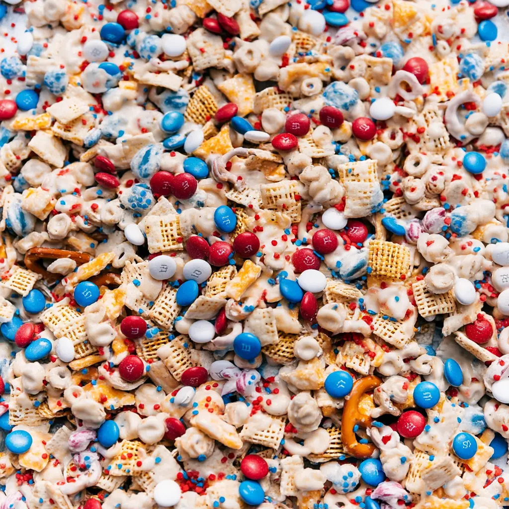 4th of July Snack Mix festive treat