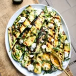 Grilled Zucchini With Goat Cheese, Basil & Honey: Simple Summer Feast 4 Grilled zucchini with goat cheese, basil, and honey